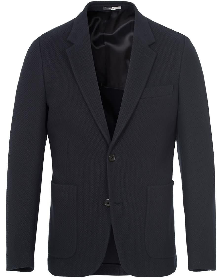 ps by paul smith cotton jersey blazer navy Salg Ingen Skatt brcqo